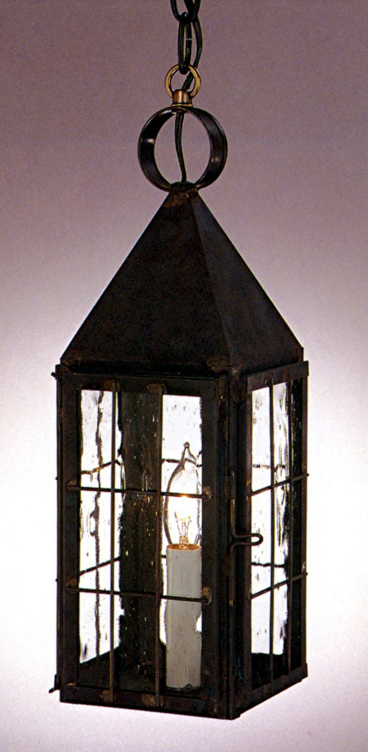 Genie House Lighting CW57803DCSS Jamestown One Light Pendant Outdoor Copper/Antique/Verde