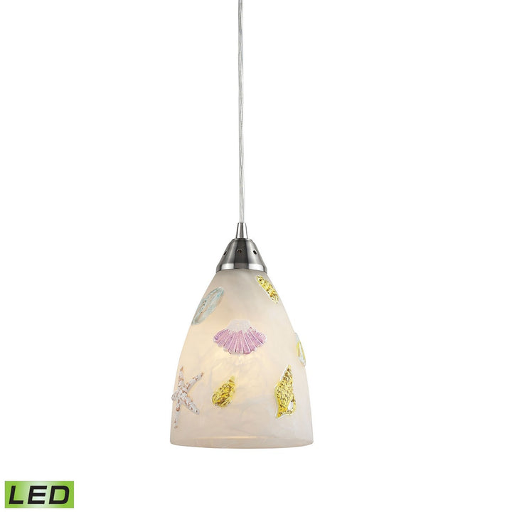 Elk Seashore 20000/1-LED Pendant Light - Satin Nickel