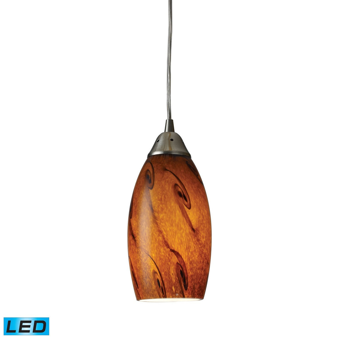 Elk Galaxy 20001/1BG-LED Pendant Light - Satin Nickel