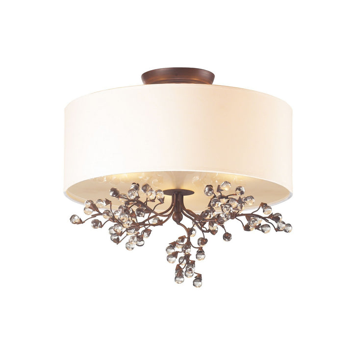 Elk Winterberry 20089/3 Ceiling Light - Antique Darkwood