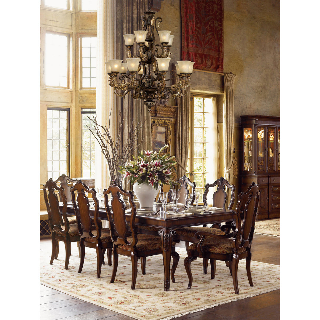 Elk Regency 2165/8+4-LED Chandelier Light - Burnt Bronze