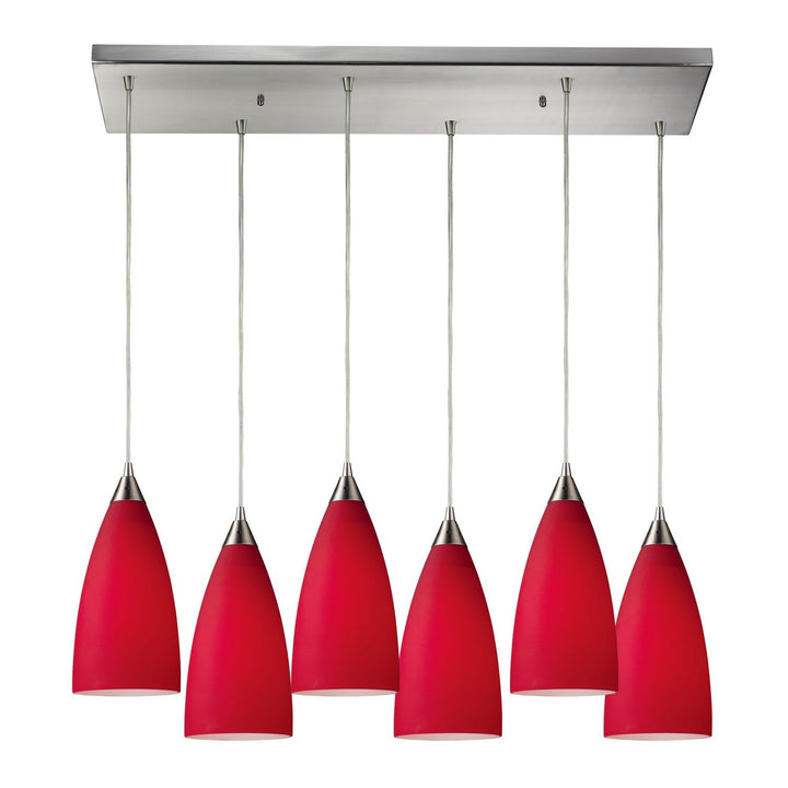 Elk Vesta 2583/6RC Pendant Light - Satin Nickel