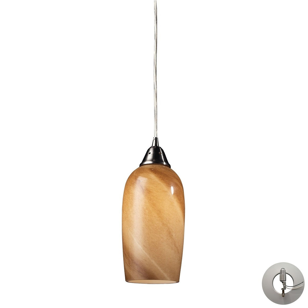 Elk Sandstone 31137/1-LA Pendant Light - Satin Nickel