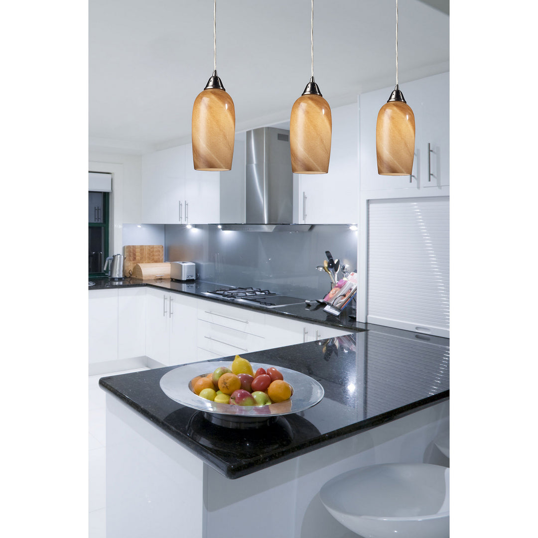 Elk Sandstone 31137/1-LED Pendant Light - Satin Nickel