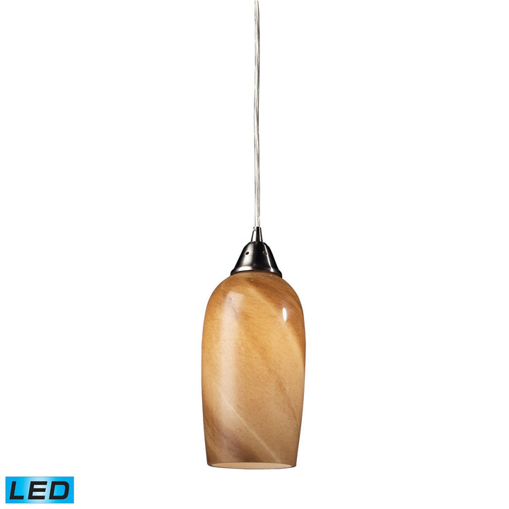 Elk Sandstone 31137/1-LED Pendant Light - Satin Nickel