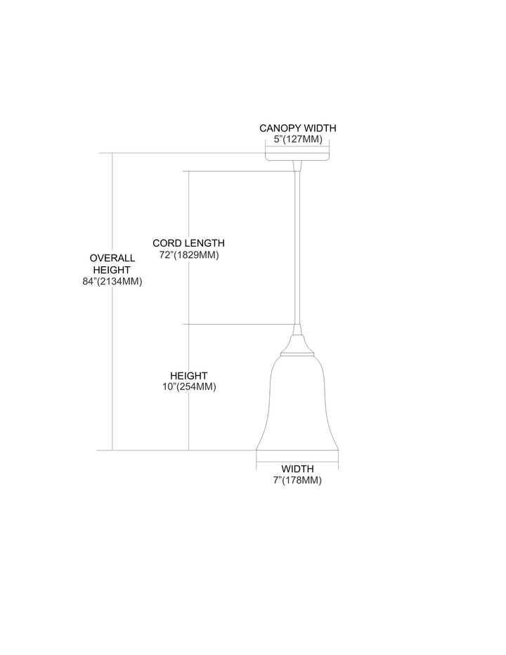 Elk Granite 31138/1-LED Pendant Light - Satin Nickel