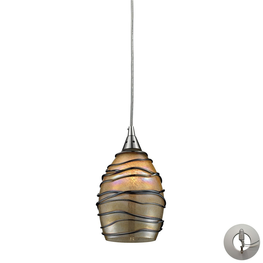 Elk Vines 31142/1-LA Pendant Light - Satin Nickel