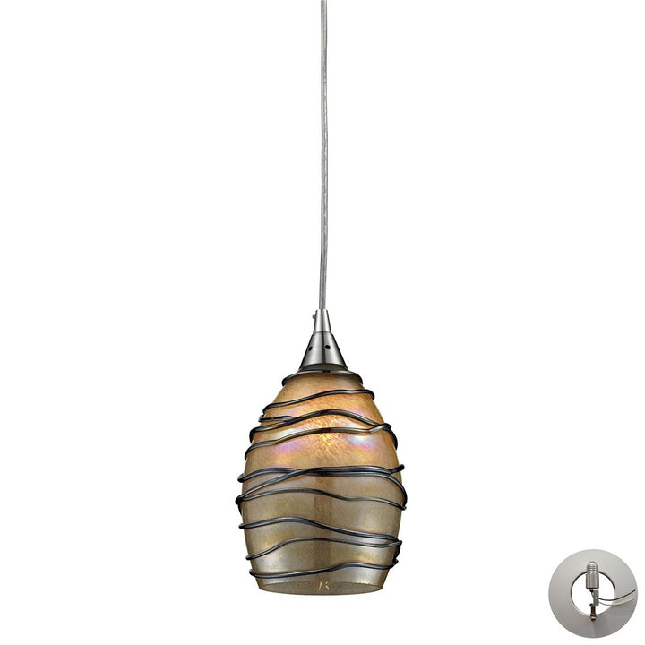 Elk Vines 31142/1-LA Pendant Light - Satin Nickel