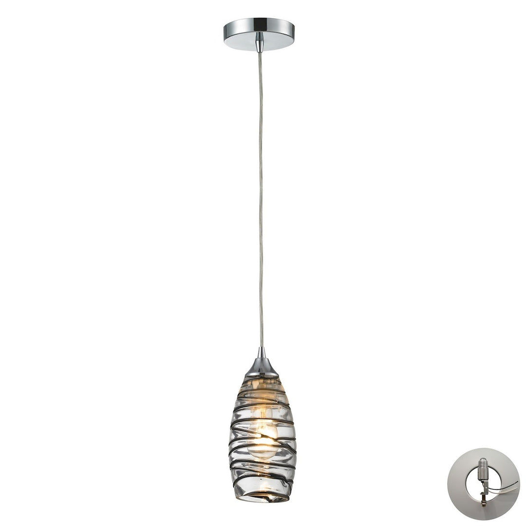 Elk Twister 31338/1VINW-LA Pendant Light - Polished Chrome