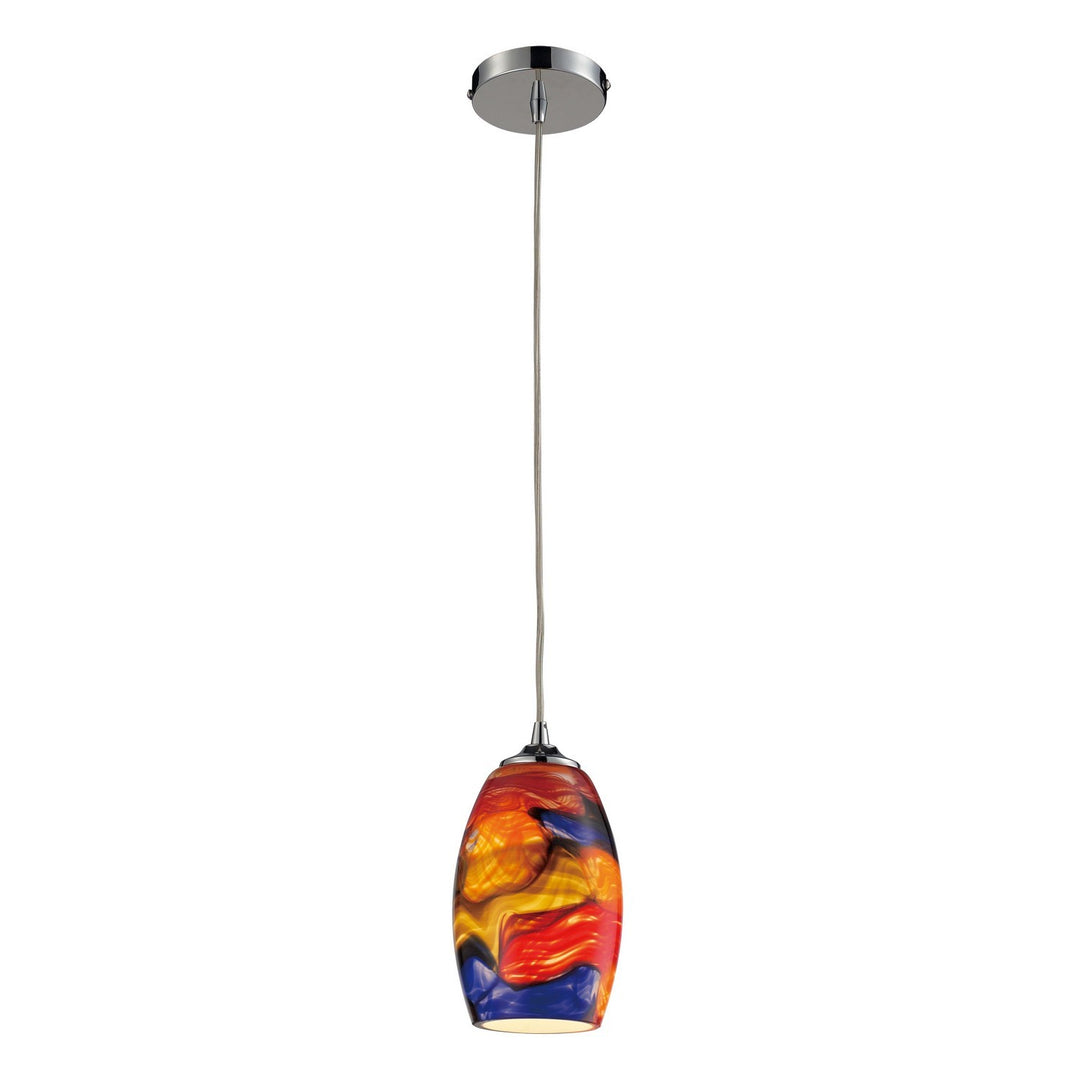 Elk Surrealist 31339/1 Pendant Light - Polished Chrome