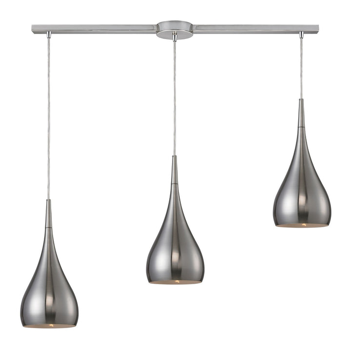 Elk Lindsey 31341/3L-SN Pendant Light - Satin Nickel