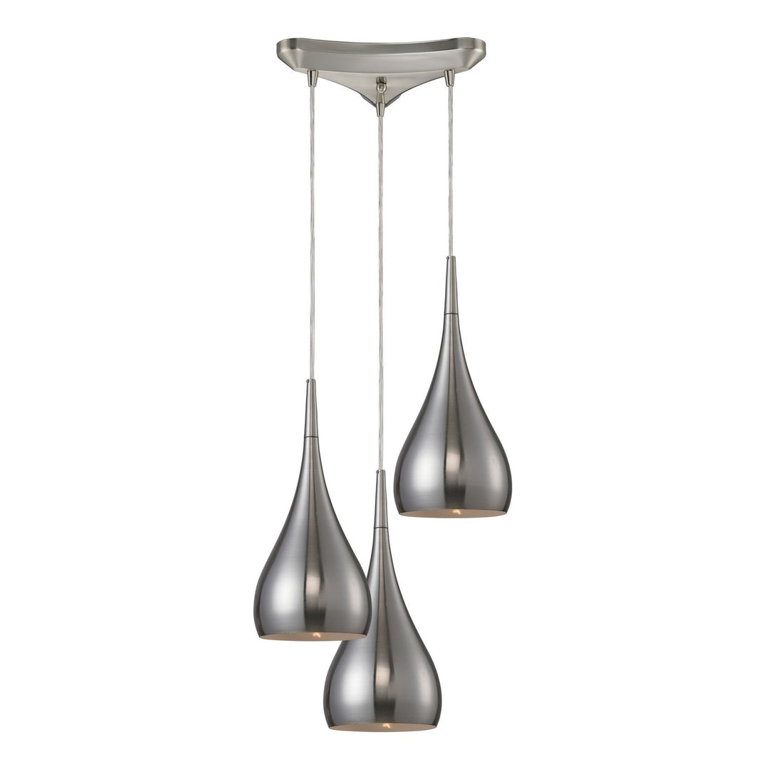 Elk Lindsey 31341/3SN Pendant Light - Satin Nickel