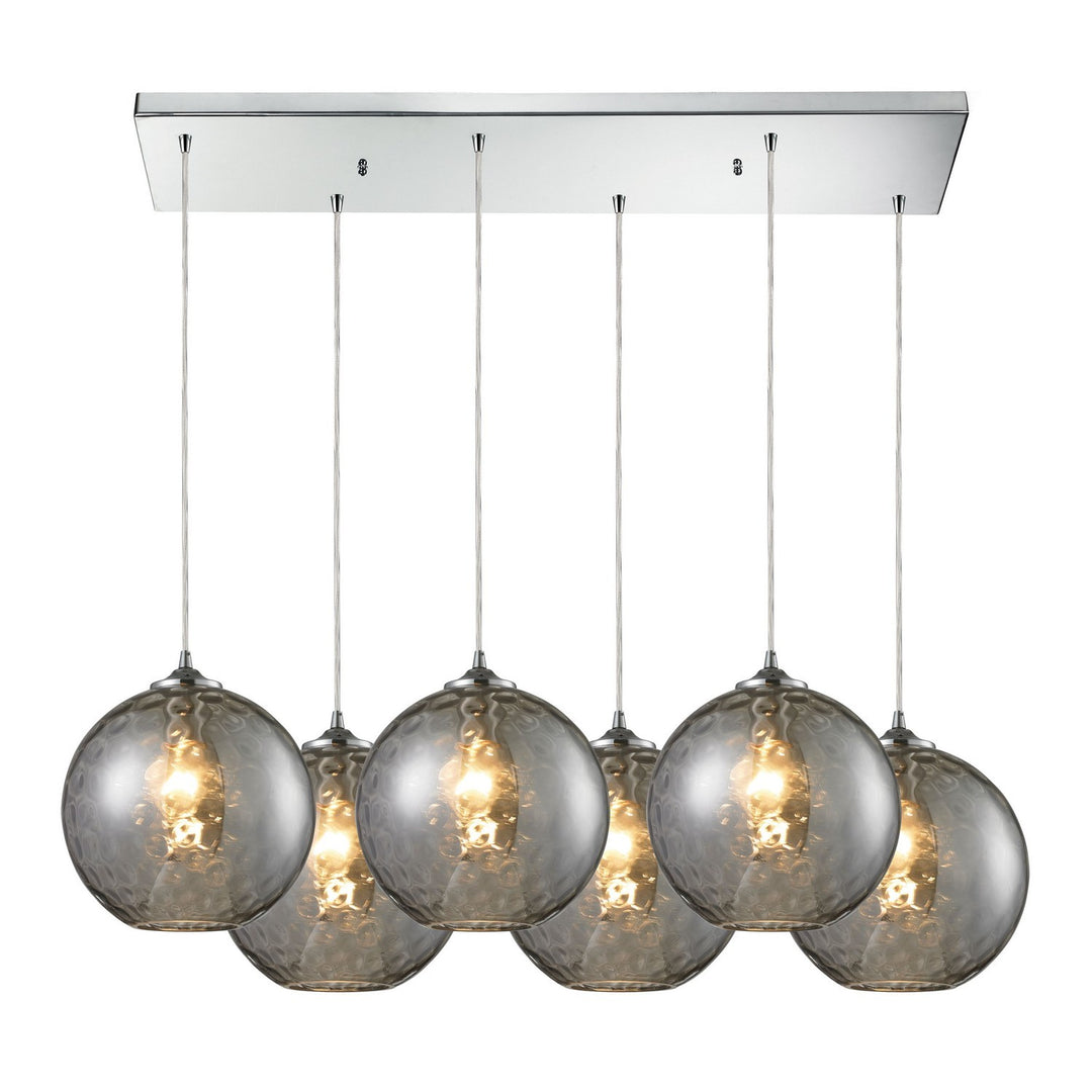 Elk Watersphere 31380/6RC-SMK Pendant Light - Polished Chrome