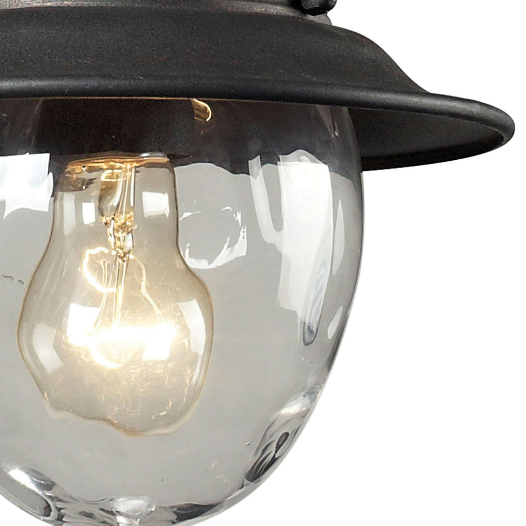Elk Lighting 45041/1  Searsport Outdoor Weathered Charcoal