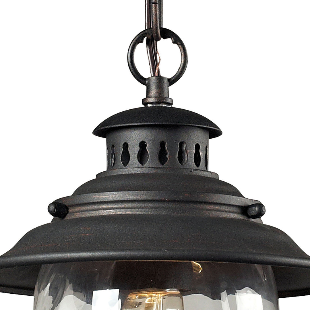 Elk Lighting 45041/1  Searsport Outdoor Weathered Charcoal