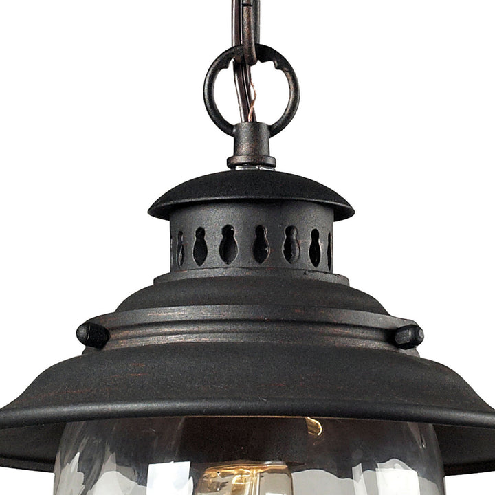 Elk Lighting 45041/1  Searsport Outdoor Weathered Charcoal