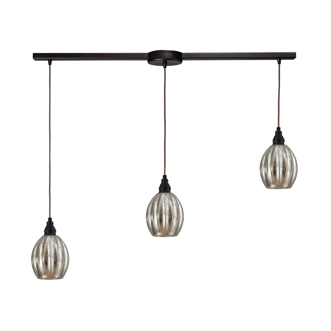 Elk Danica 46007/3L Pendant Light - Oiled Bronze