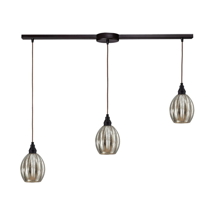 Elk Danica 46007/3L Pendant Light - Oiled Bronze