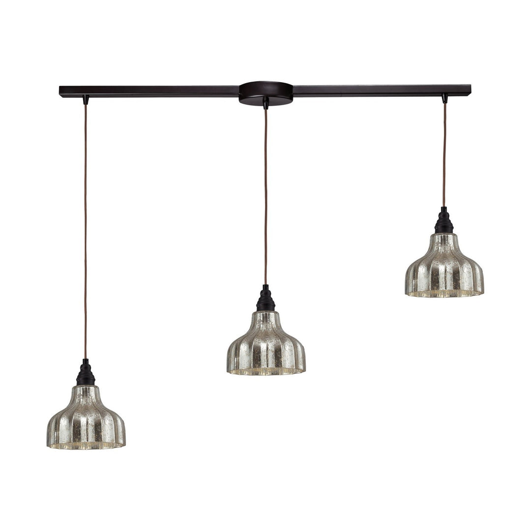 Elk Danica 46008/3L Pendant Light - Oiled Bronze