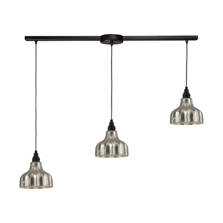 Elk Danica 46008/3L Pendant Light - Oiled Bronze