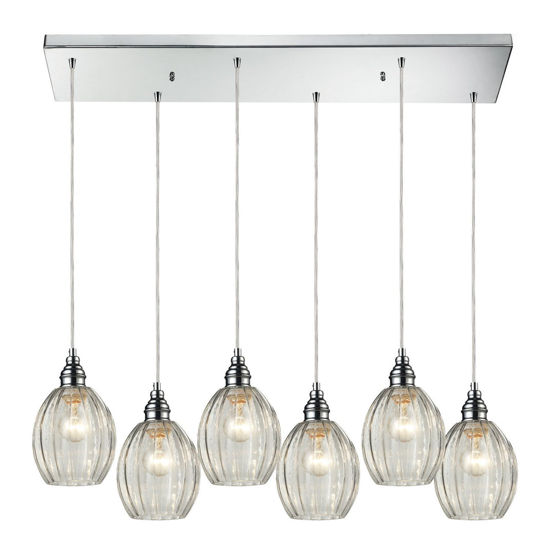 Elk Danica 46017/6RC Pendant Light - Polished Chrome