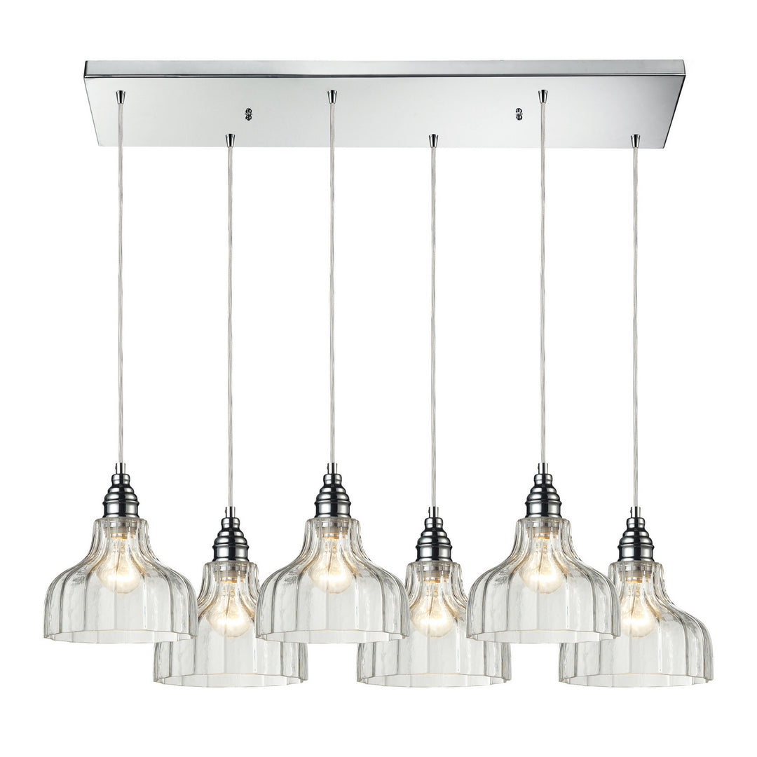 Elk Danica 46018/6RC Pendant Light - Polished Chrome