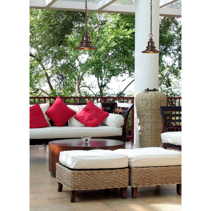 Elk Lighting 47011/1  Marina Outdoor Hazelnut Bronze
