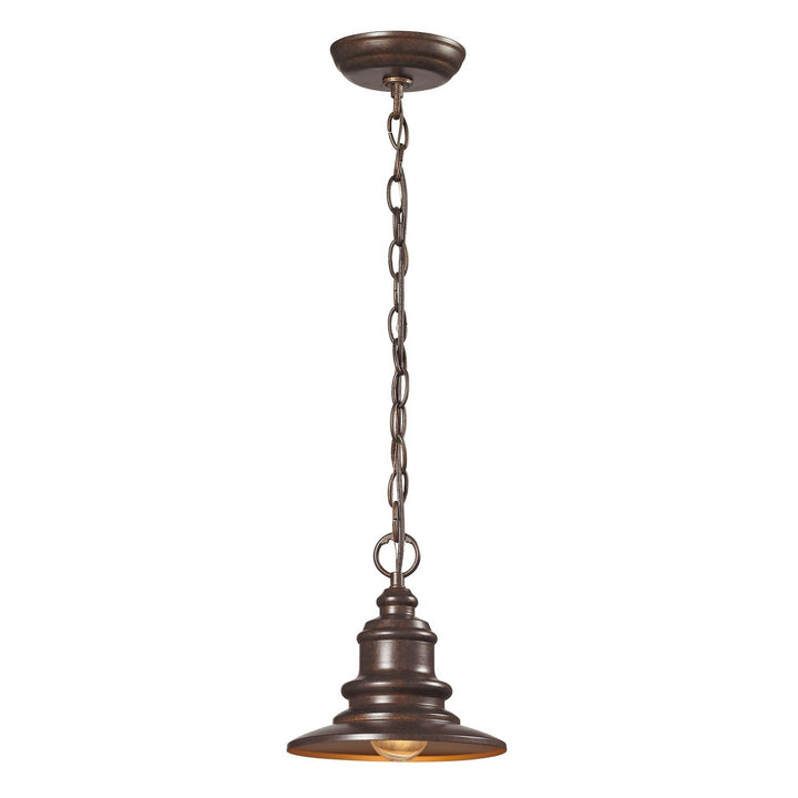 Elk Lighting 47011/1  Marina Outdoor Hazelnut Bronze