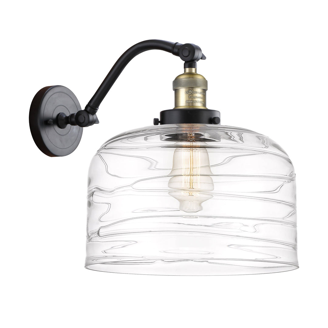 Innovations Franklin Restoration 515-1W-BAB-G713-L Wall Sconce Light - Black Antique Brass