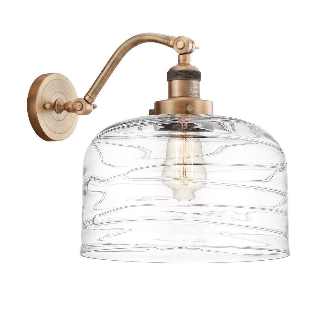 Innovations Franklin Restoration 515-1W-BB-G713-L Wall Sconce Light - Brushed Brass