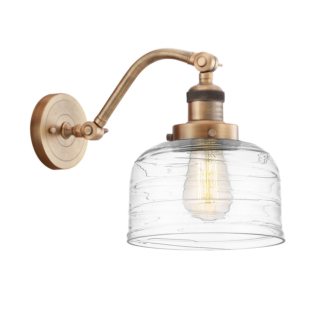Innovations Franklin Restoration 515-1W-BB-G713 Wall Sconce Light - Brushed Brass