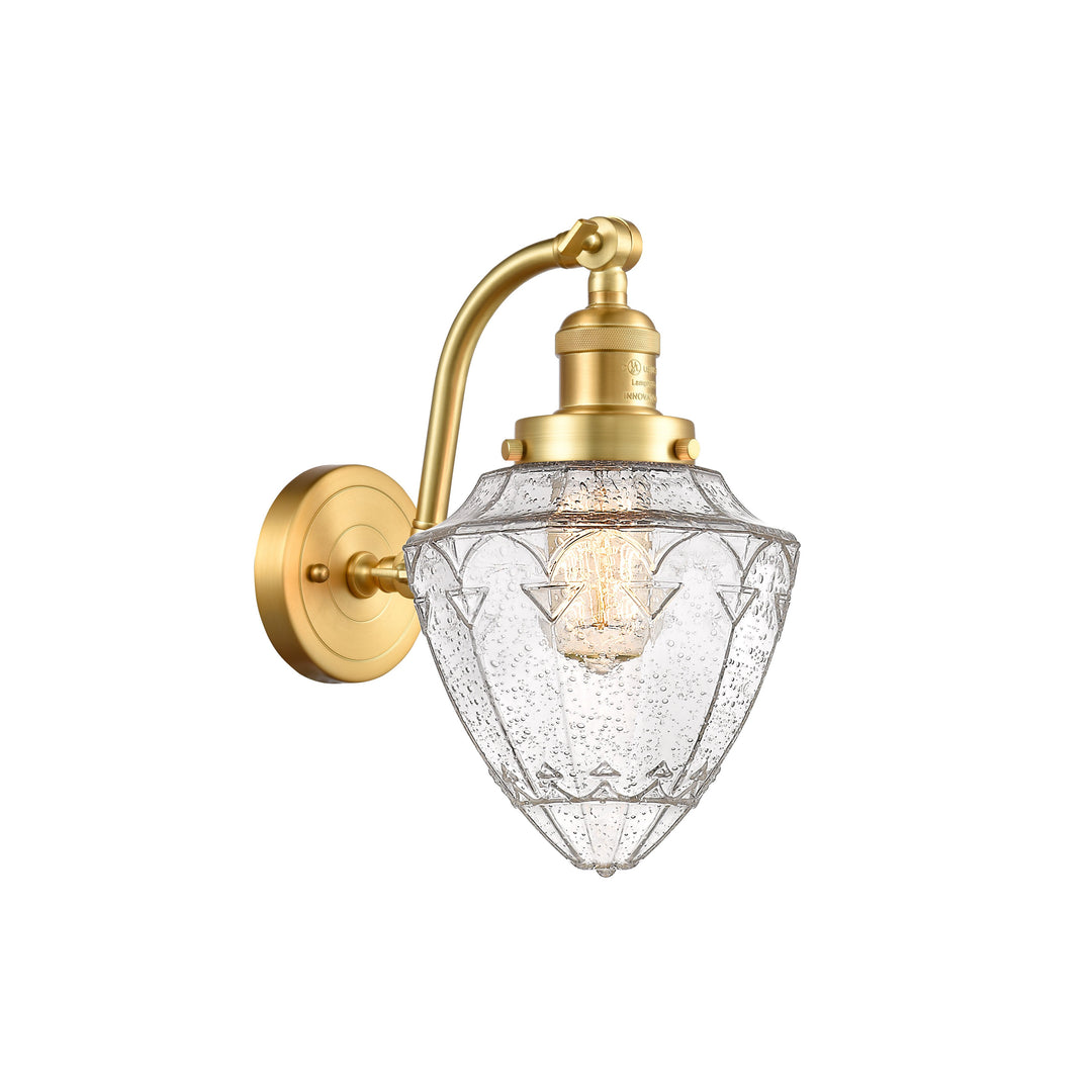 Innovations Franklin Restoration 515-1W-SG-G664-7-LED Wall Sconce Light - Satin Gold