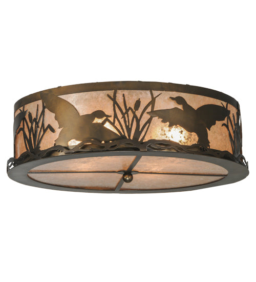 Meyda Tiffany Ducks In Flight 51500 Ceiling Light - Antique Copper