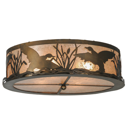 Meyda Tiffany Ducks In Flight 51500 Ceiling Light - Antique Copper