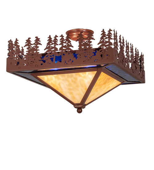 Meyda Tiffany Pine Lake 51505 Ceiling Light - Rust