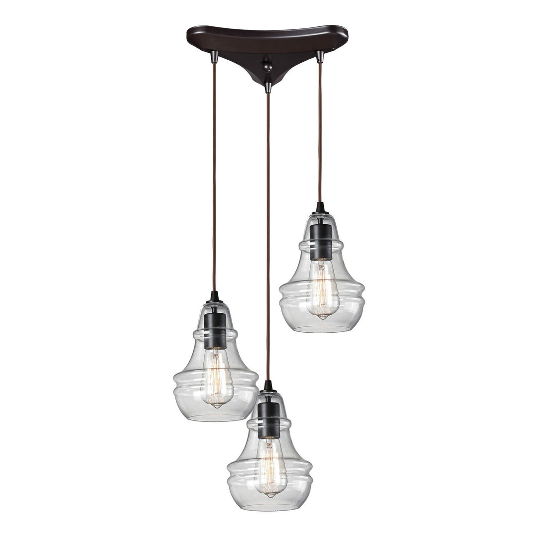 Elk Menlow Park 60047-3 Pendant Light - Oiled Bronze