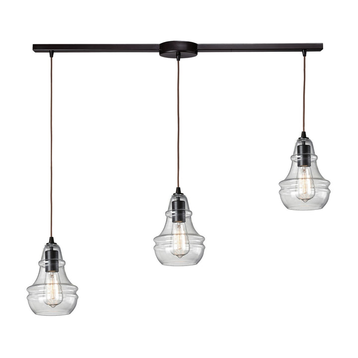Elk Menlow Park 60047-3L Pendant Light - Oiled Bronze
