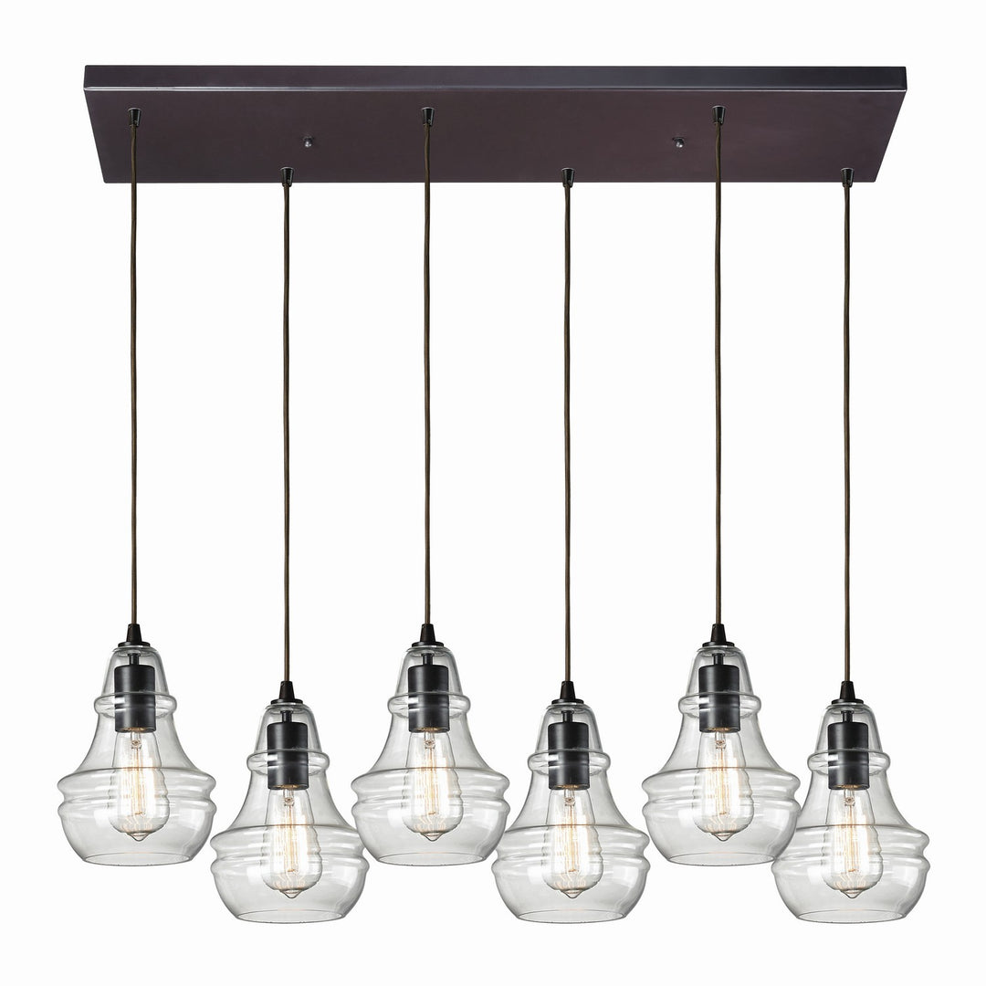 Elk Menlow Park 60047-6RC Pendant Light - Oiled Bronze
