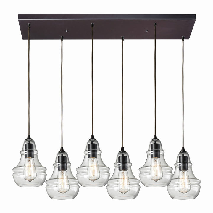 Elk Menlow Park 60047-6RC Pendant Light - Oiled Bronze