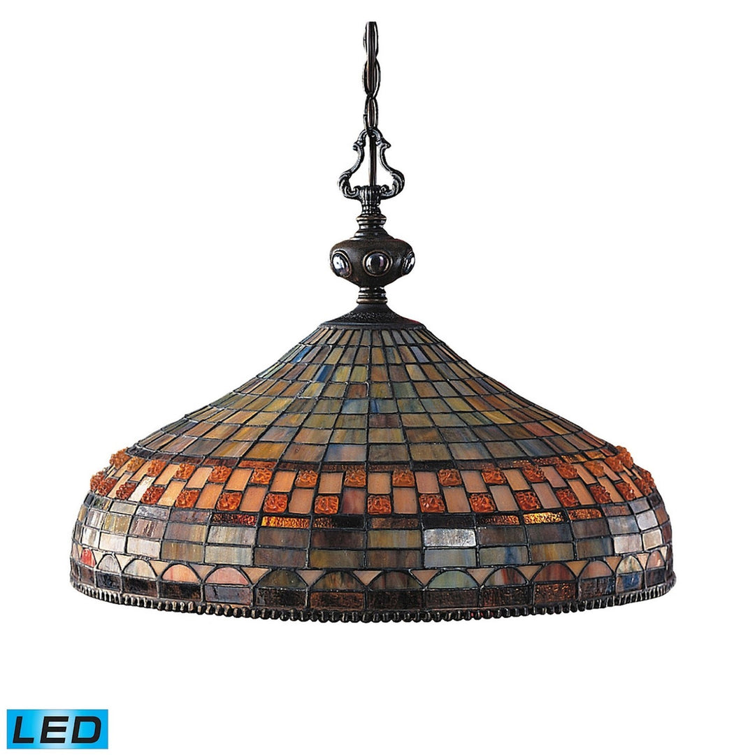 Elk Jewelstone 611-CB-LED Pendant Light - Classic Bronze