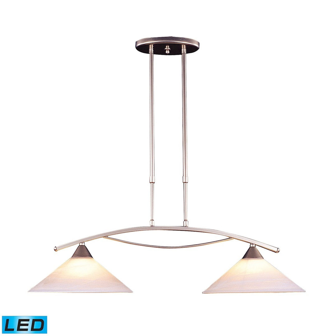 Elk Elysburg 6501/2-LED Pendant Light - Satin Nickel