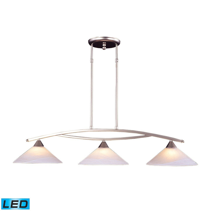 Elk Elysburg 6502/3-LED Pendant Light - Satin Nickel
