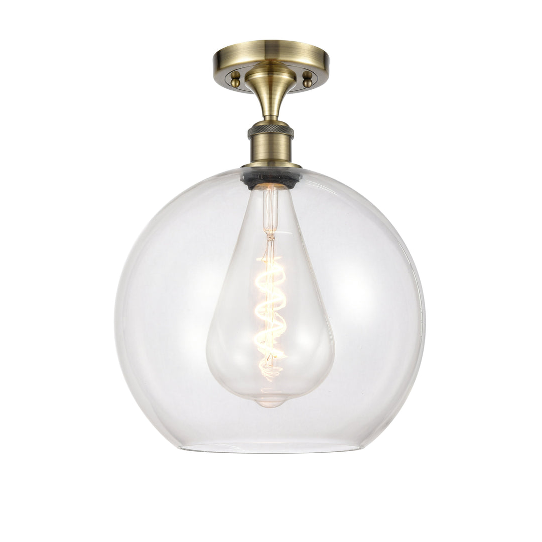 Innovations Ballston 516-1C-AB-G122-12-LED Ceiling Light - Antique Brass