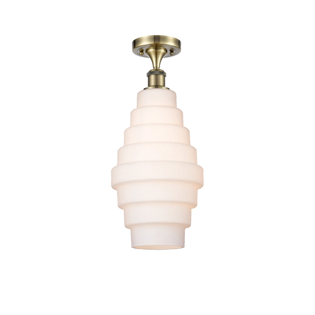 Innovations Ballston 516-1C-AB-G671-8-LED Ceiling Light - Antique Brass