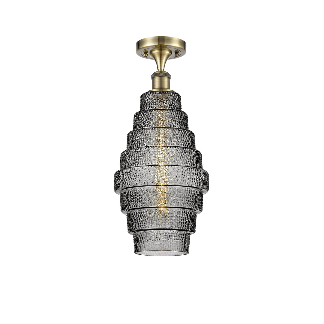 Innovations Ballston 516-1C-AB-G673-8-LED Ceiling Light - Antique Brass