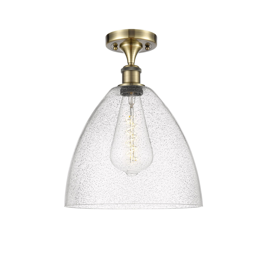 Innovations Ballston 516-1C-AB-GBD-124 Ceiling Light - Antique Brass