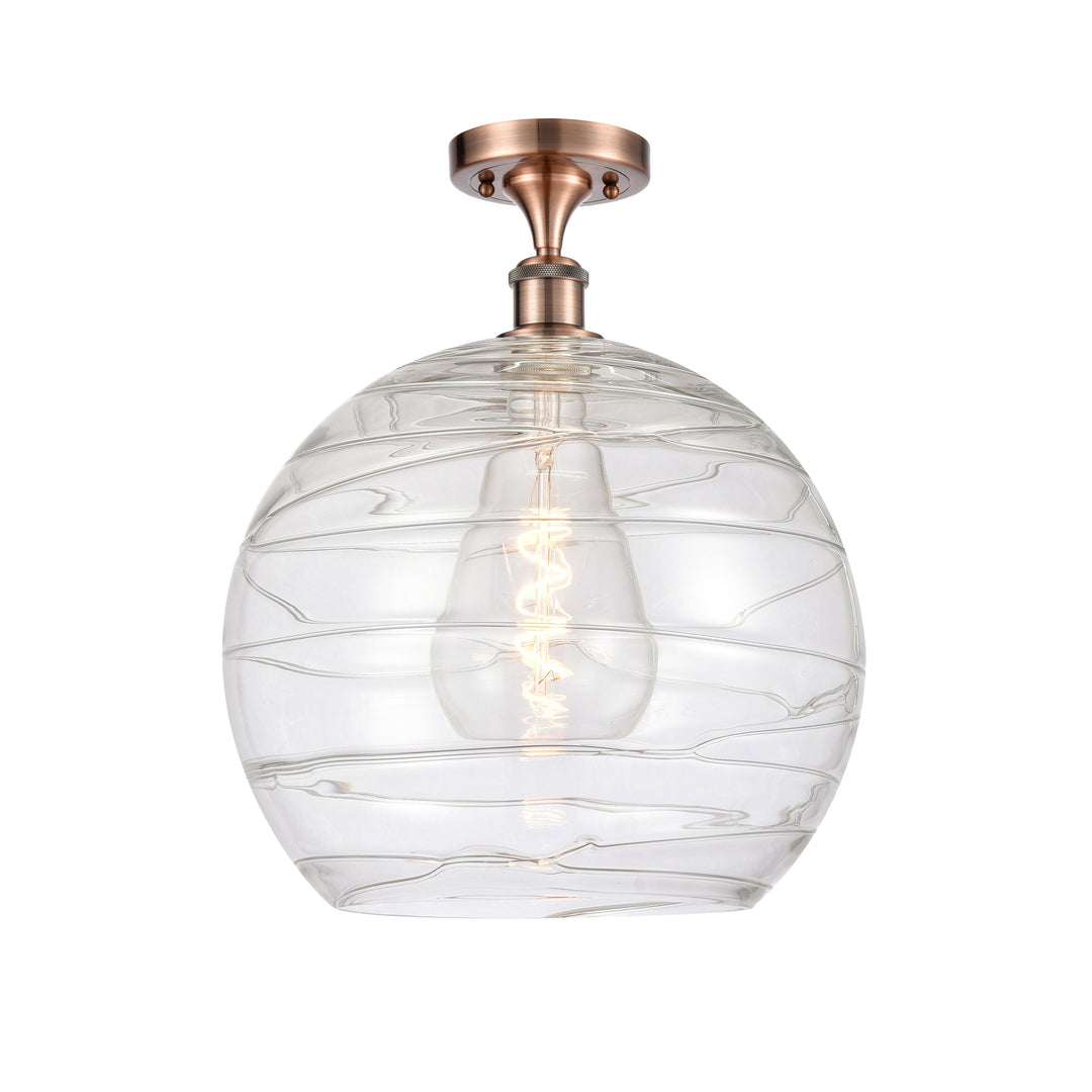 Innovations Ballston 516-1C-AC-G1213-14-LED Ceiling Light - Antique Copper