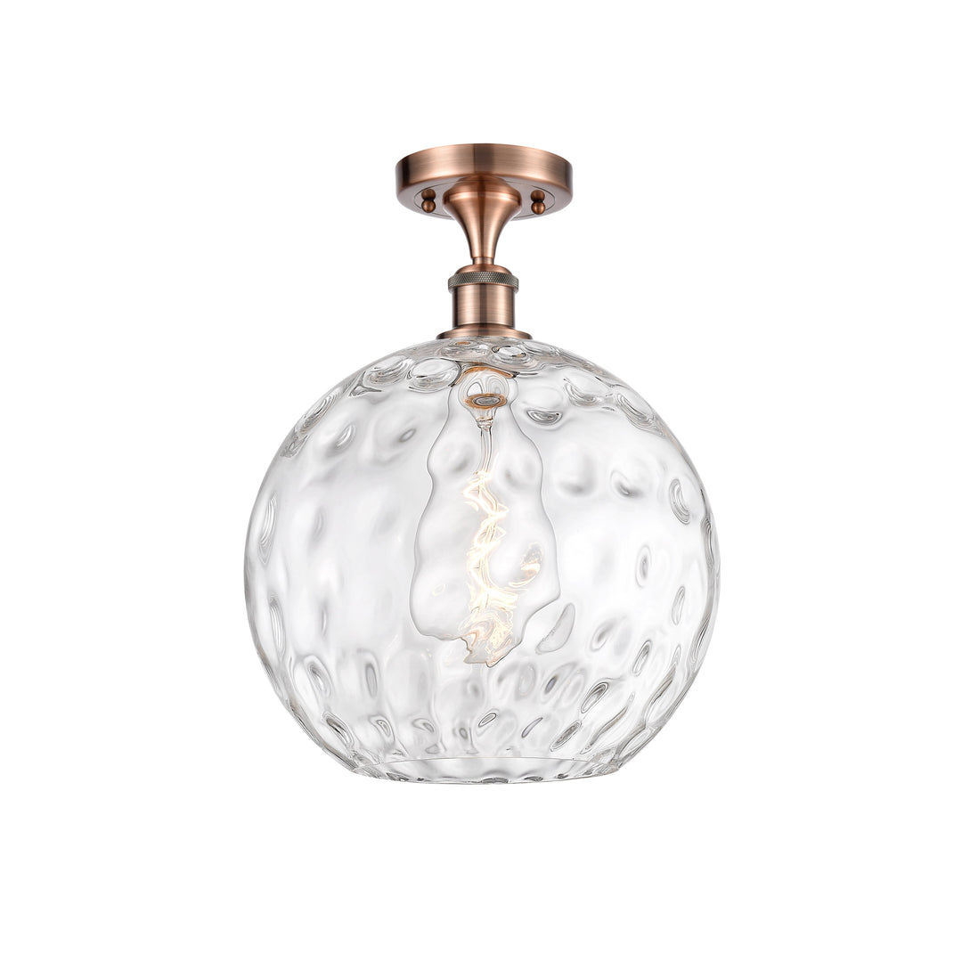 Innovations Ballston 516-1C-AC-G1215-12 Ceiling Light - Antique Copper