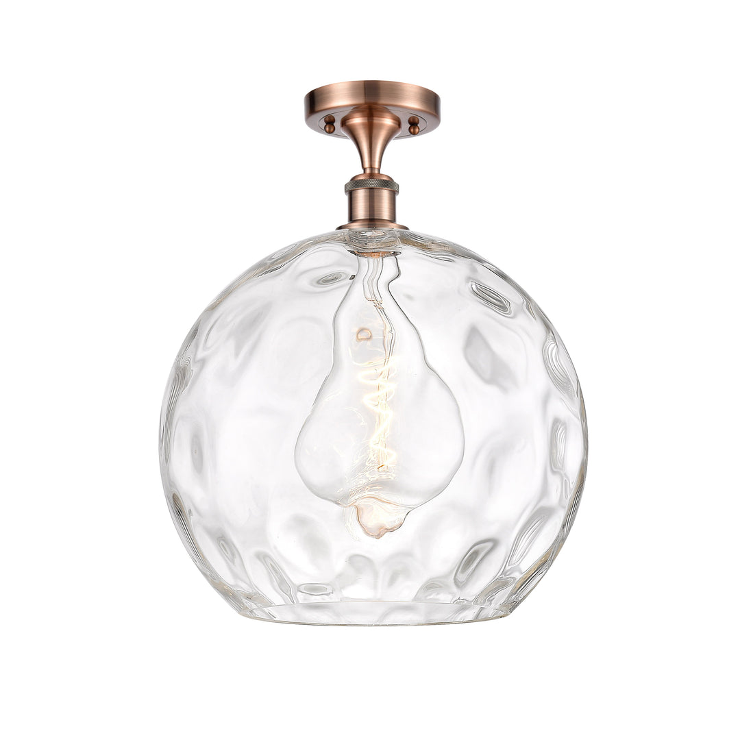 Innovations Ballston 516-1C-AC-G1215-14-LED Ceiling Light - Antique Copper