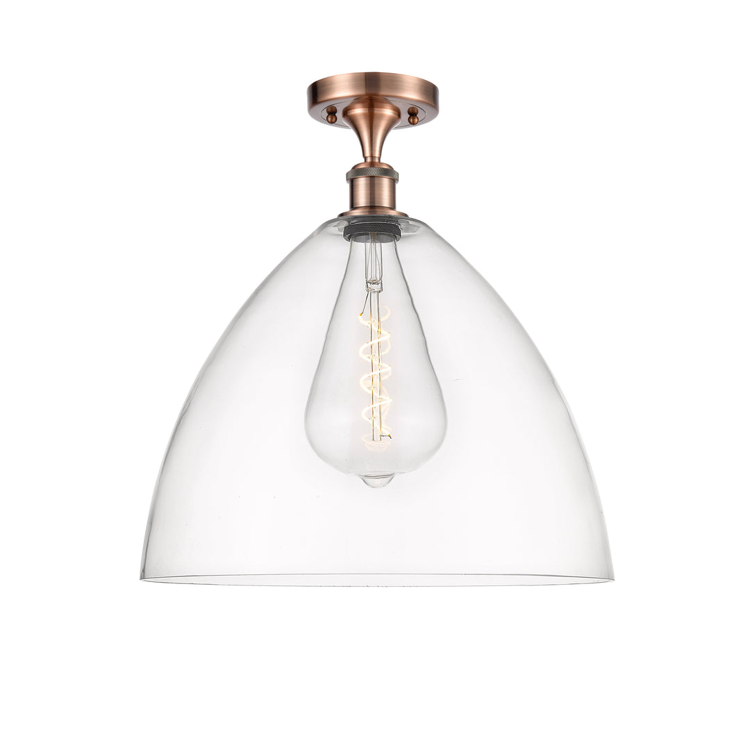 Innovations Ballston 516-1C-AC-GBD-162 Ceiling Light - Antique Copper